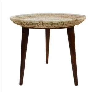 میز عسلی حصیری