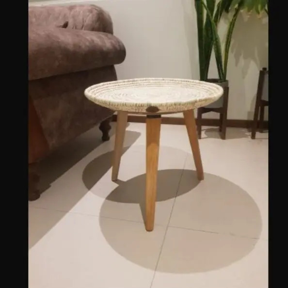 میز عسلی حصیری